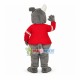 Gray Dog Mascot Costume For Website Gray Dog Mascot Costume For Website