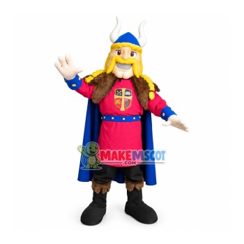 Burly Medal Warrior Mascot Costume