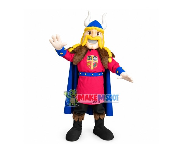 Burly Medal Warrior Mascot Costume Burly Medal Warrior Mascot Costume