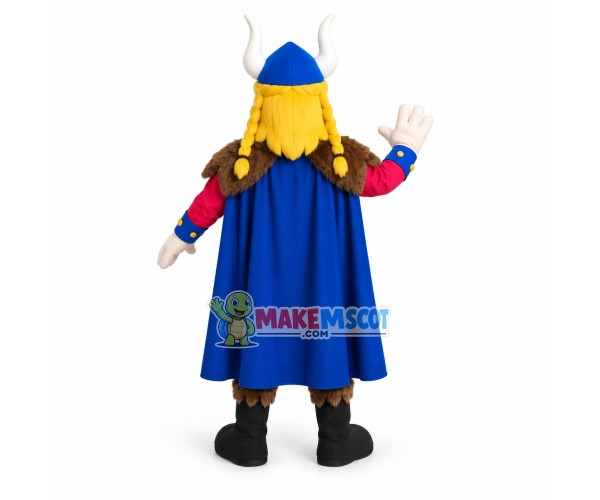 Burly Medal Warrior Mascot Costume