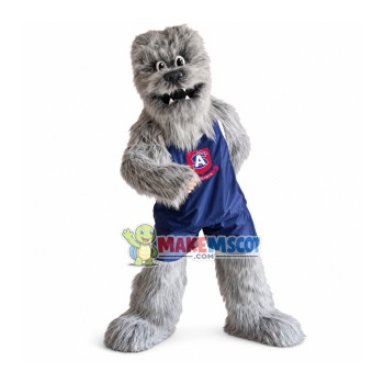 Long Wool Monster Of League Mascot Costume Long Wool Monster Of League Mascot Costume