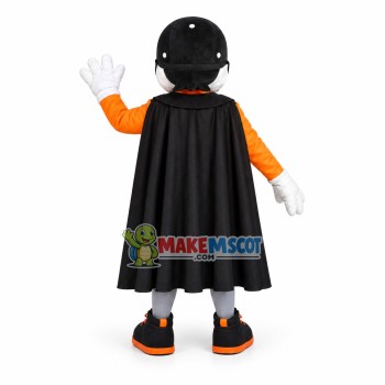 Riding Bird Mascot Costume Of Brand Riding Bird Mascot Costume Of Brand