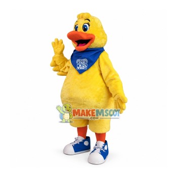 Yellow Chicken Of Appalachian Fair Mascot Costume Yellow Chicken Of Appalachian Fair Mascot Costume