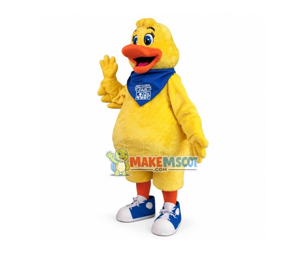 Yellow Chicken Of Appalachian Fair Mascot Costume Yellow Chicken Of Appalachian Fair Mascot Costume