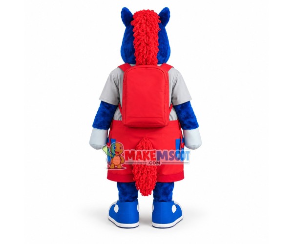 Blue Horse Of Childrens Hospital Mascot Costume Blue Horse Of Childrens Hospital Mascot Costume