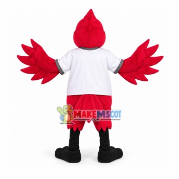Lively Red Eagle Mascot Costume For Team Lively Red Eagle Mascot Costume For Team