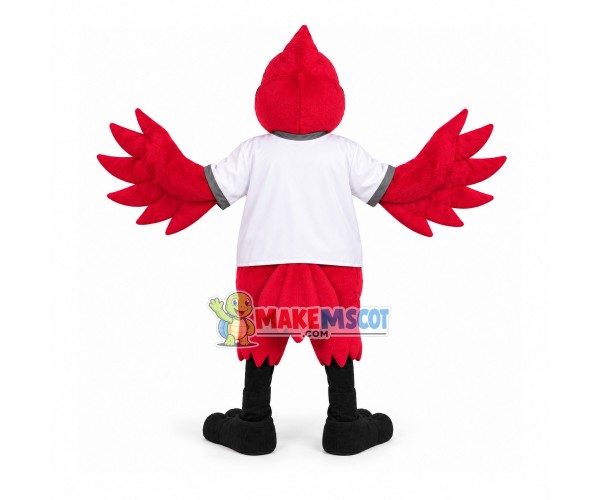 Lively Red Eagle Mascot Costume For Team Lively Red Eagle Mascot Costume For Team