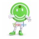 Round Smiley Sign Mascot Costume Round Smiley Sign Mascot Costume