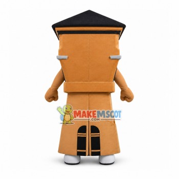 Vintage Wall Clock Mascot Costume Vintage Wall Clock Mascot Costume