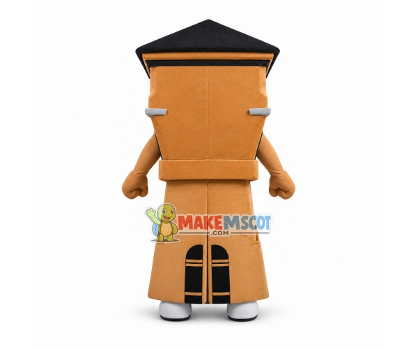 Vintage Wall Clock Mascot Costume Vintage Wall Clock Mascot Costume