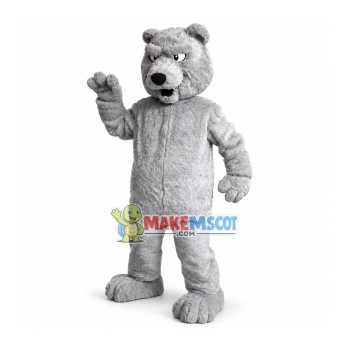 Adult Soft Gray Bear Mascot Costume Adult Soft Gray Bear Mascot Costume