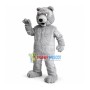 Adult Soft Gray Bear Mascot Costume