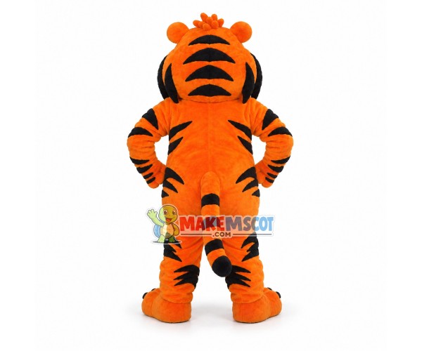 Tiger With Sharp Front Teeth Mascot Costume Tiger With Sharp Front Teeth Mascot Costume