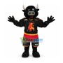Black Bull Of Creative Communication Management Mascot Costume