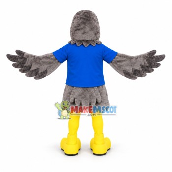 Spirit Gray Falcons Mascot Costume