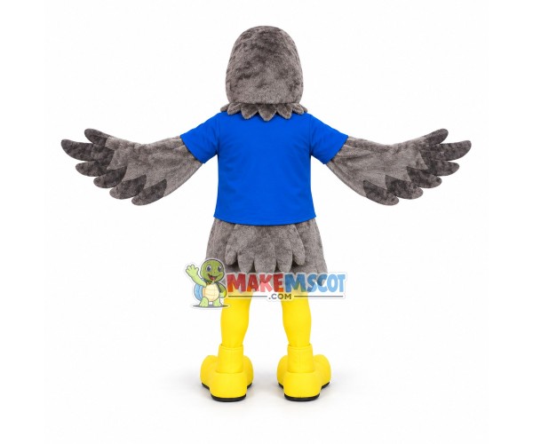 Spirit Gray Falcons Mascot Costume Spirit Gray Falcons Mascot Costume