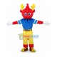 Fair Referee Red Dragon Mascot Costume Fair Referee Red Dragon Mascot Costume