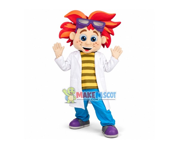 Mad Scientist In The Lab Mascot Costume