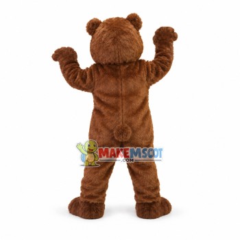 Forceful Furry Bear Mascot Costume Forceful Furry Bear Mascot Costume