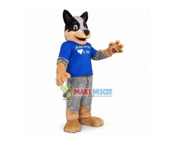 Obedient Dog Mascot Costume For Pet Shop Obedient Dog Mascot Costume For Pet Shop