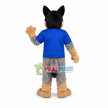 Obedient Dog Mascot Costume For Pet Shop Obedient Dog Mascot Costume For Pet Shop