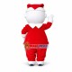Warm Christmas Snowman Mascot Cartoon Costume Warm Christmas Snowman Mascot Cartoon Costume
