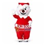 Warm Christmas Snowman Mascot Cartoon Costume