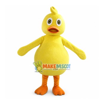 Little Yellow Chicken Mascot Costume for Adult