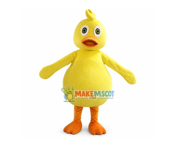 Little Yellow Chicken Mascot Costume for Adult Little Yellow Chicken Mascot Costume for Adult