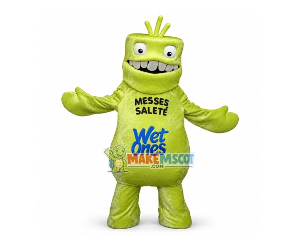 Bacillus Mascot Costume Of Wet Ones