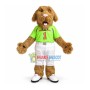 Long Wool Dog Of Football Team Mascot Costume