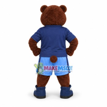 Sport Brown Bear For High School Mascot Costume Sport Brown Bear For High School Mascot Costume