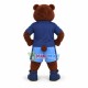 Sport Brown Bear For High School Mascot Costume Sport Brown Bear For High School Mascot Costume