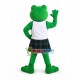 Croaking Frog Mascot Costume In The Vest Croaking Frog Mascot Costume In The Vest