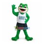 Croaking Frog Mascot Costume In The Vest