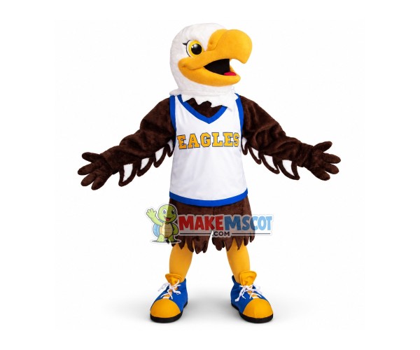 Vigorous Falcon Soft Mascot Costume Vigorous Falcon Soft Mascot Costume