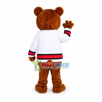 Amiable Baseball Baby Bear Mascot Costume Amiable Baseball Baby Bear Mascot Costume