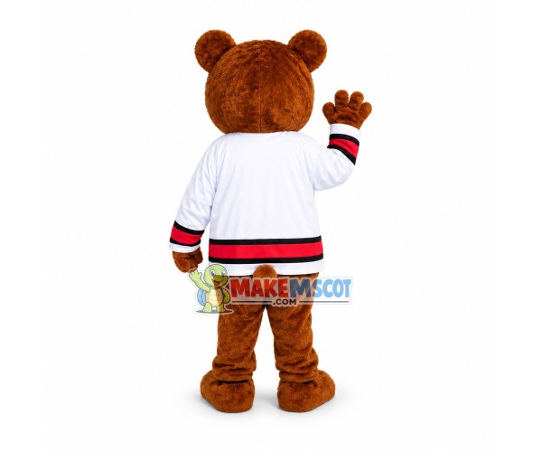 Amiable Baseball Baby Bear Mascot Costume Amiable Baseball Baby Bear Mascot Costume