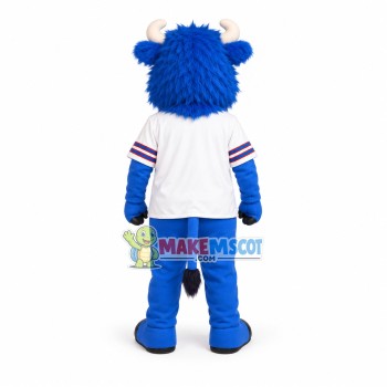 Basketball Baby Blue Lion Mascot Costume Basketball Baby Blue Lion Mascot Costume