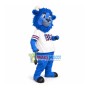 Basketball Baby Blue Lion Mascot Costume