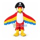 Pirate Red Parrot Mascot Costume Pirate Red Parrot Mascot Costume