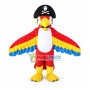 Pirate Red Parrot Mascot Costume