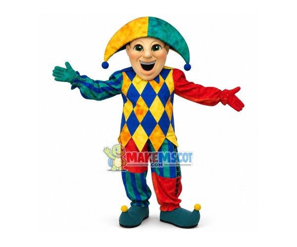 Funny Clown In The Boat Hat Mascot Costume