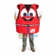 Red Cross Life Jacket Mascot Costume Red Cross Life Jacket Mascot Costume