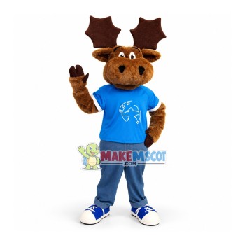 Customized Peaceful Deer Mascot Costume