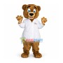 Scientist Bear Of College Mascot Costume