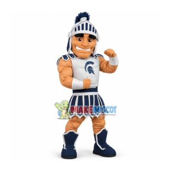 Valorous Spartan Warrior Mascot Costume Valorous Spartan Warrior Mascot Costume