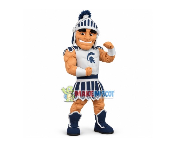 Valorous Spartan Warrior Mascot Costume Valorous Spartan Warrior Mascot Costume