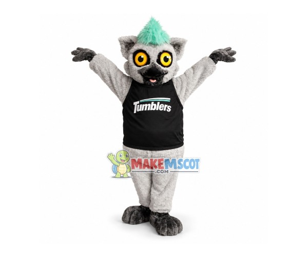 Flexible Acrobat Raccoon Mascot Costume Flexible Acrobat Raccoon Mascot Costume