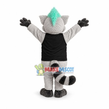 Flexible Acrobat Raccoon Mascot Costume Flexible Acrobat Raccoon Mascot Costume